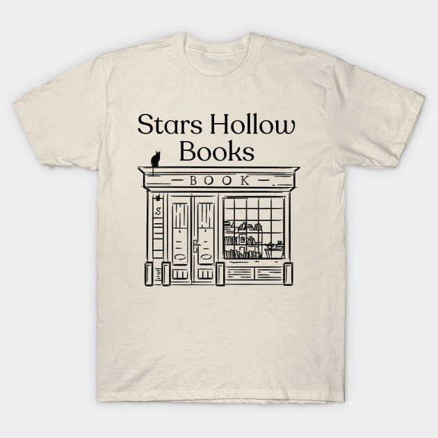 Stars Hollow Books T-Shirt by capesandrollerskates 